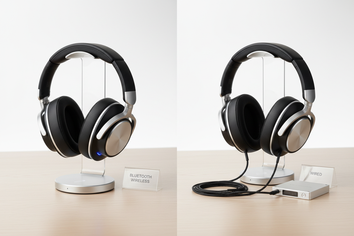 Bluetooth vs bedrade koptelefoons 2026 โ Wat is beter voor geluid, gaming en dagelijks gebruik?