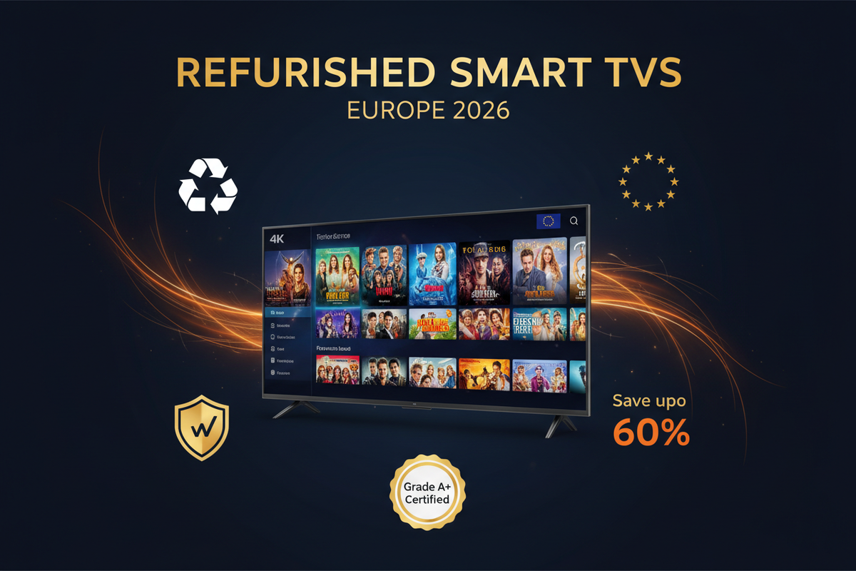 Beste gereviseerde smart-tv's in Europa 2026 – OLED-, QLED- en 4K-aanbiedingen