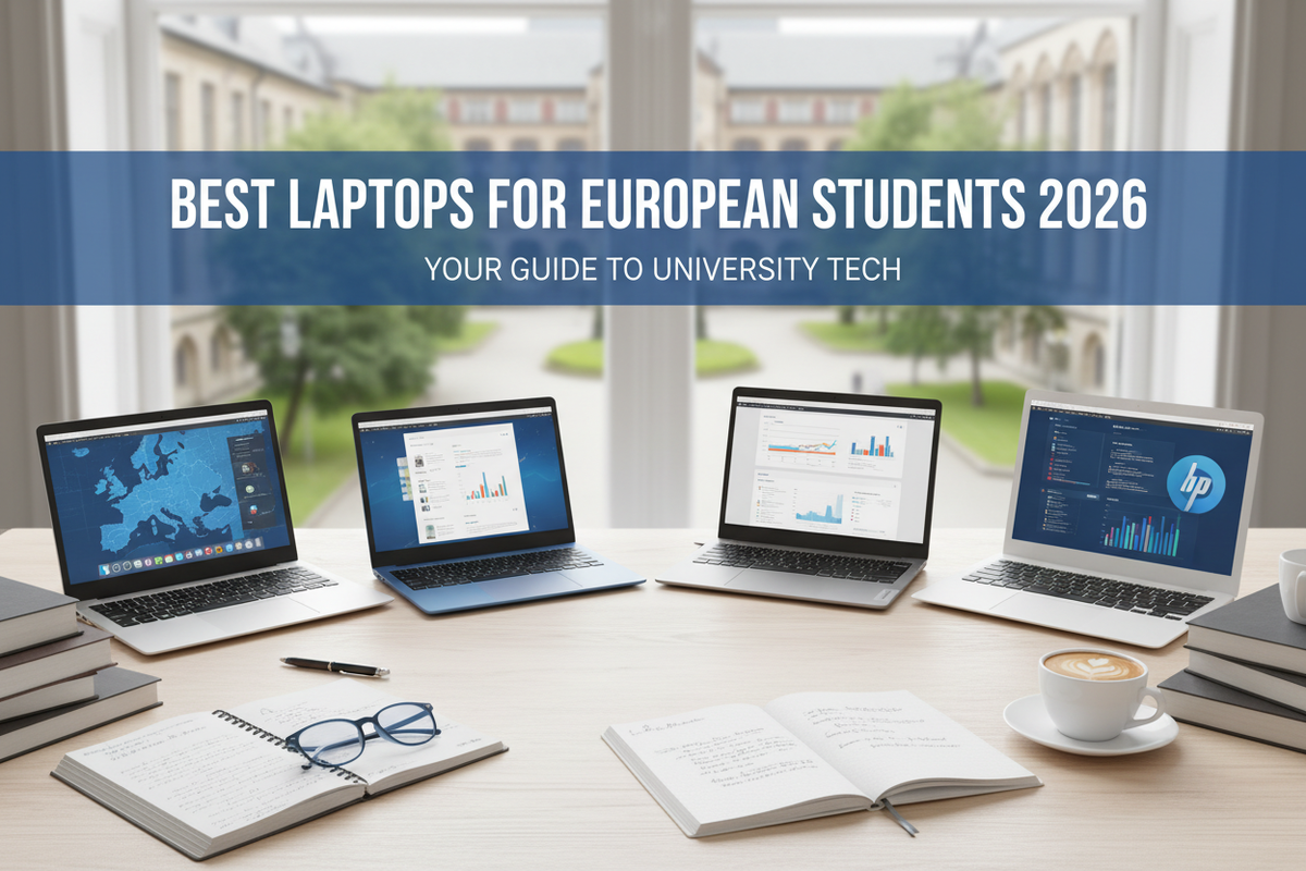 Beste laptops voor studenten Europa 2026 – Betaalbaar, betrouwbaar en klaar voor de universiteit