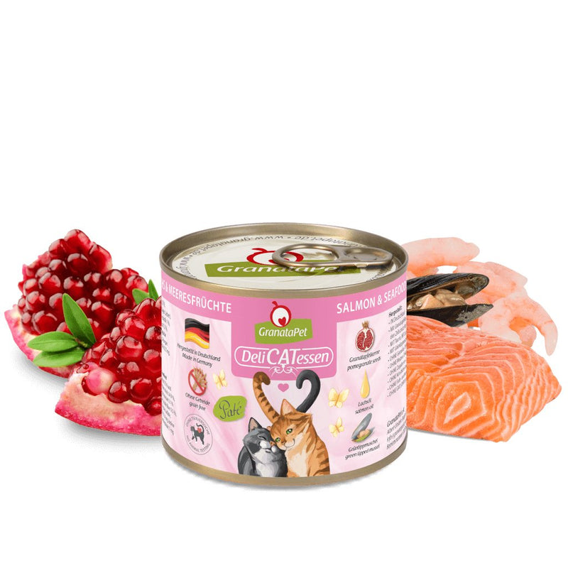 Granatapet Delicatessen Salmon And Seafood - Comida Húmeda Gatos - 200G