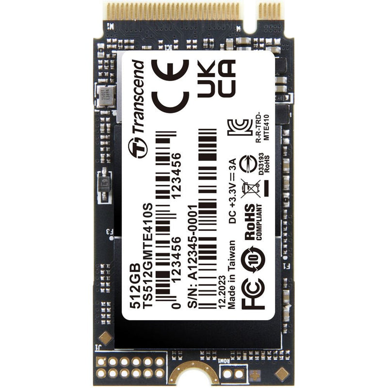 Transcend 512GB M.2 2242 PCIE GEN4X4 NVMe 3D TLC Dram-less