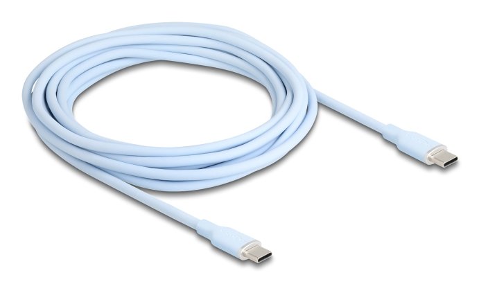 Delock USB 2.0 USB Cable Typ-c St PD 3.0 60W 4M Blue