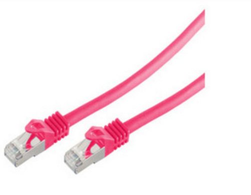 S-conn BS75511-0.25M Network Cable Magenta 0,25M CAT.7 S/FTP (s-STP)