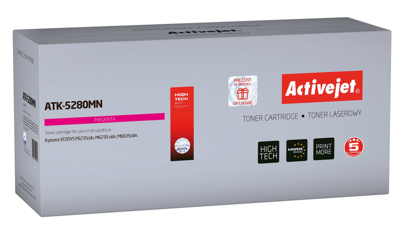 Activejet Toner ATK-5280MN (reemplazo Kyocera TK-5280M - Supreme - 11000 - Magenta