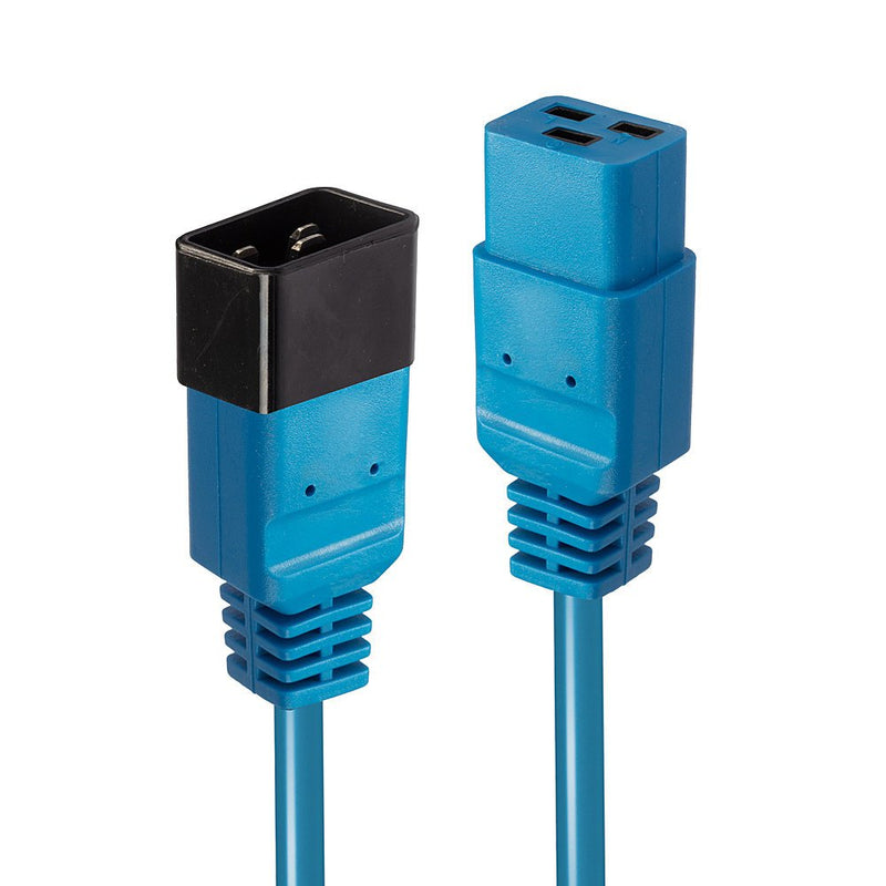 Lindy Cable Alargador Power C20 C19, 2 Metres Blue Cables Dispositivos Fríos 30121