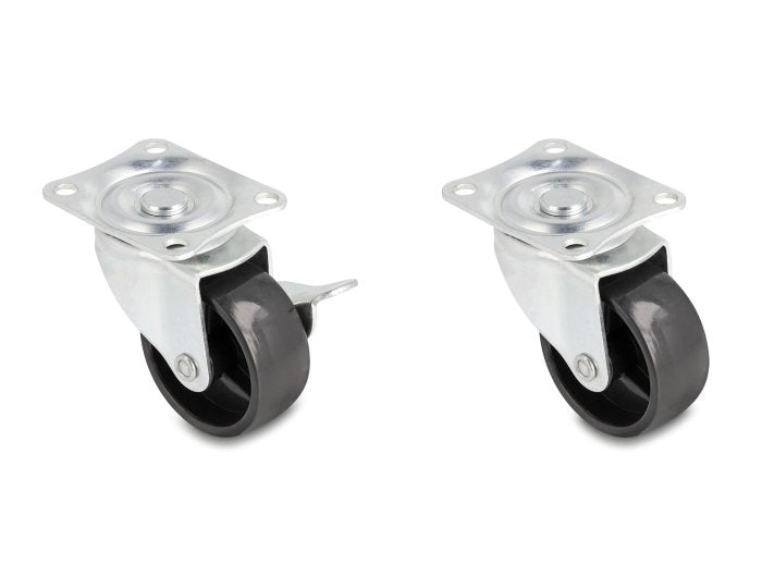 Delock 66753 Wheel Giratoria Ø 50MM Capacity Charging Up To 90KG Set 2 X 2 Pieces