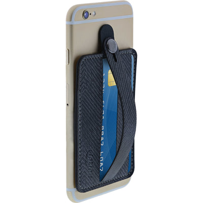 Inline Case Card Crédito Smartphone , With Strap Mano, Black — image 1