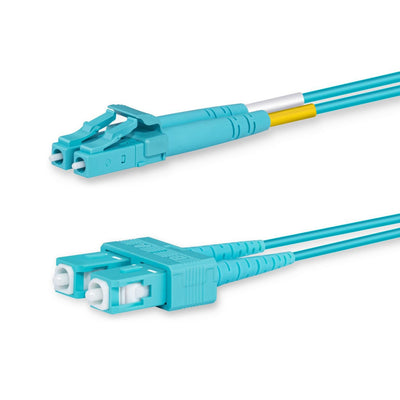 Lanview LVO231480 Cable Fibre Optic 10M 2X Lc 2X Sc OM3 Colour Aguamarina — image 1