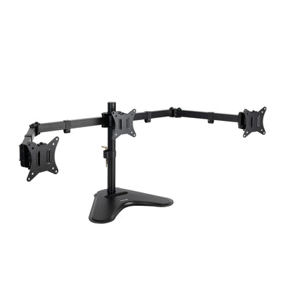TooQ Stand Desk Screen - Giro 180º - Tilt - 3 Arms 17-27 - Black — image 1