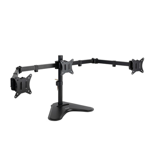 TooQ Stand Desk Screen - Giro 180º - Tilt - 3 Arms 17-27 - Black — image 1