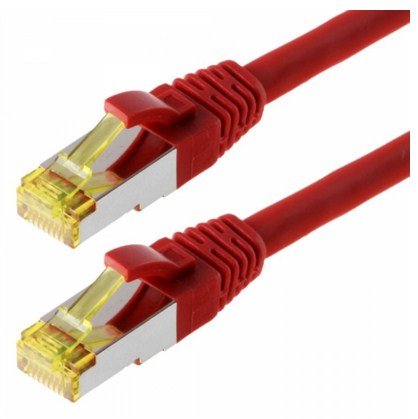 Helos Network Cable S/FTP CAT.6A Red 30,0M