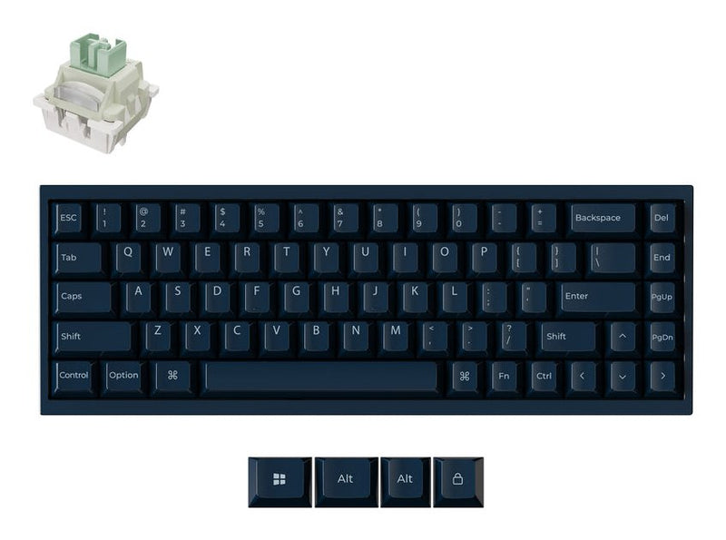 Keychron Keyboard USB-C Q16 He 8K/Navy Blue Q16HW-J1