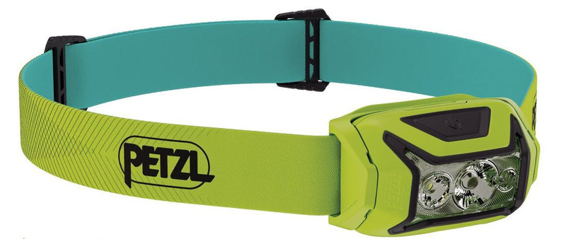 Petzl Actik Yellow Linterna With Tape Cabeza LED