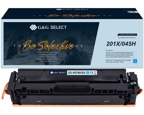 G&g Select Xl-toner Compatible With HP 201X / Canon 045H
