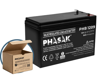 Phasak Battery Phb 1209 Compatible With UPS Phasak Según Especificaciones — image 1