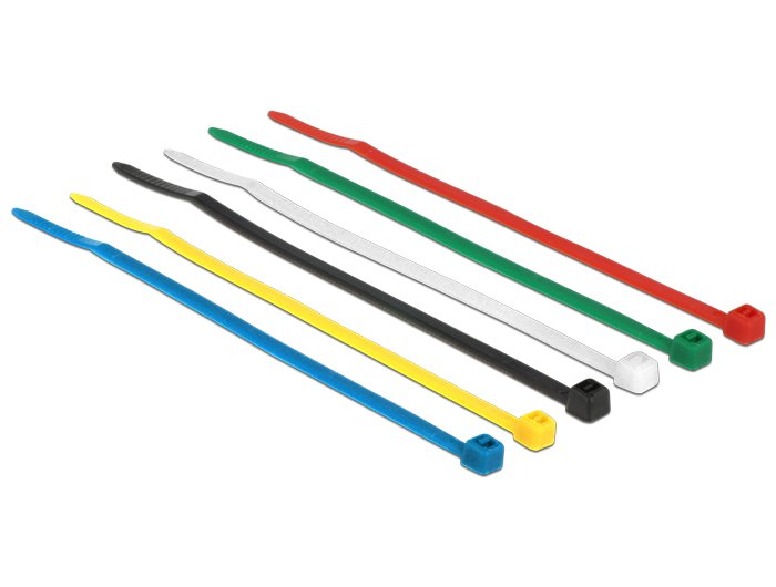 Delock 18627 Cable Ties Cables Colours L 100 X W 2,5MM 100 Pieces Surtido