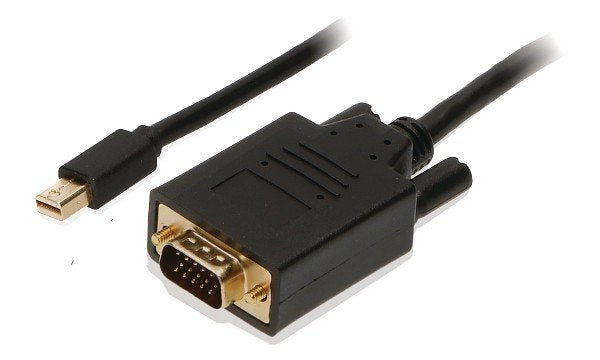 2-POWER Mini DisplayPort To VGA Cable - 1 Metre CAB0027A