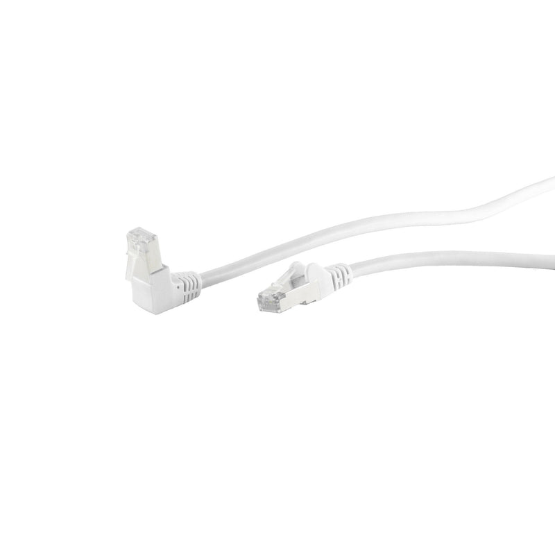 S-impuls Network Cable CAT.6 S FTP Pimf 90°-RECTO White 15,0M