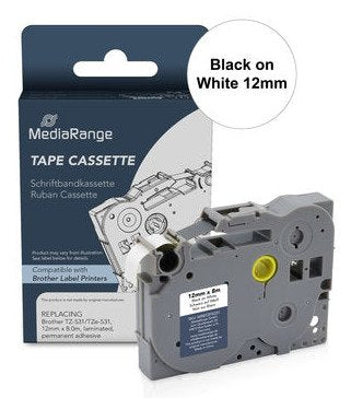 Mediarange Tape Labeller Brother TZ-FX231/TZE-FX231 12MM 8M