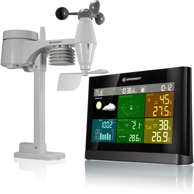 Bresser Confort Centro Meteorológico 5 1 Black