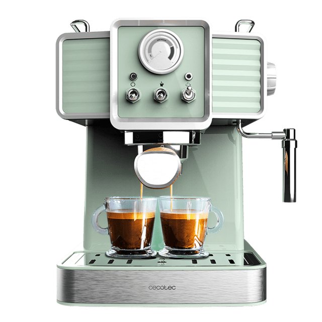 Cecotec Coffee Machine Expreso Power Espresso 20 Tradizionale Light Green 1350W 20 Bares