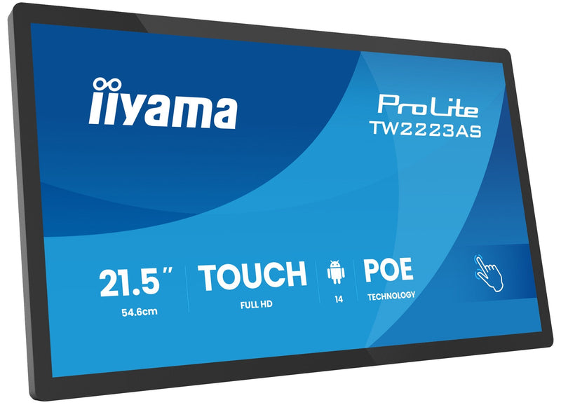Iiyama 55.0CM 21,5 TW2223AS-B3P 16:9M-TOUCH Usbc Android