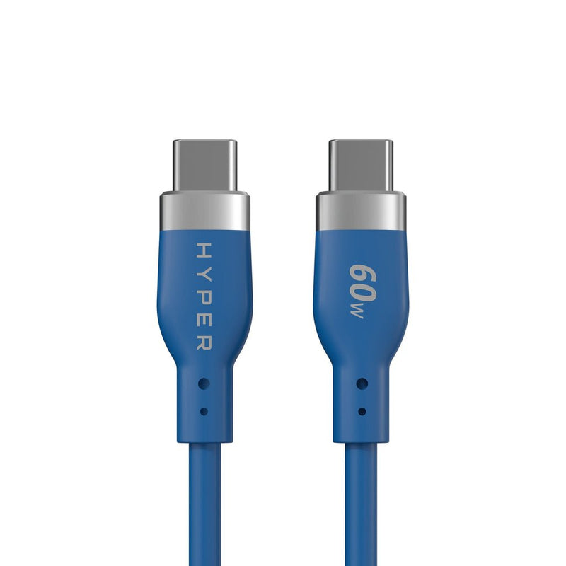 Targus Hyperjuice Flex, 1,5M, USB C, USB C, USB 2.0, 0,48 Gbit/S, Blue