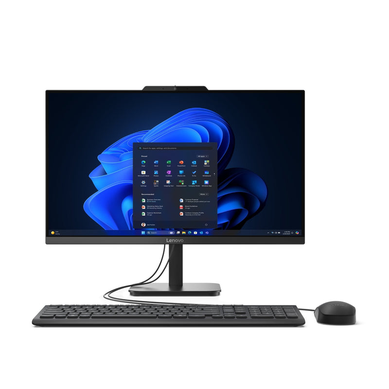 Lenovo Keyboard German - Thinkcentre V100 Aio 13JA002XGE - 60,5CM (23,8) Fhd-display - N100, 16GB DDR5 Ram, 51