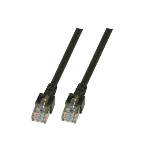 Efb RJ45 Network Cable Sf UTP, CAT.5E, Pvc, Cca, 1M, Black