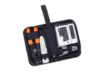 Equip Kit Tools Redes, Tester, Crimpadora RJ45, Pelacables, Crimpadora Impacto — image 1