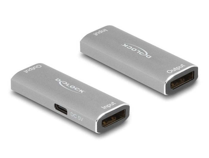 Delock 11504 DisplayPort 1.4 Repetidor 8K 30 HZ 20M