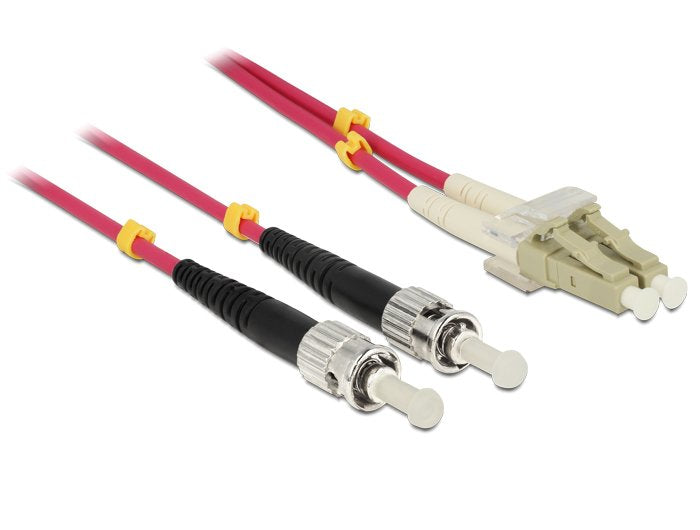 Delock Cable Fibre Optic Lwl Lc - M 2.00M Multimode Duplex OM4