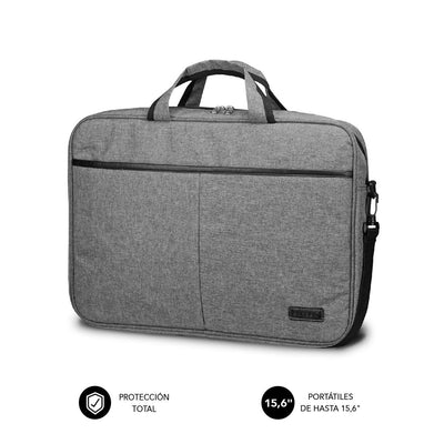 Subblim Case Elite Grey 15.6'' Up To 15.6''/ Double Zip / Bolsillo Outdoor — image 1