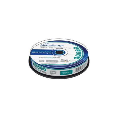 Mediarange MR468 Dvd White 8,5GB Dvd + R Dl 10 Pieces