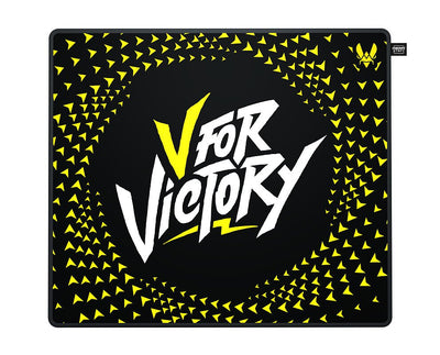 Cherry Mouse Pad Xtrfy GP5 Vitality Black Mouse Juegos Black White Yellow — image 1