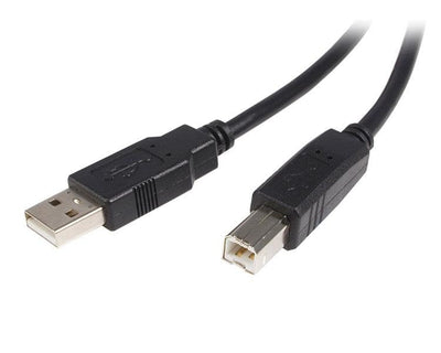 StarTech.com USB Cable 5M Printer 1x USB a Male 1x USB B Male Adapter Black USB Cable USB (m) a USB Type B (m) — image 1