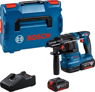 Bosch Drill Percutor Wireless Professional Gbh 18V-22 Professional, 18 Voltios Blue/Black 2 Batteries Iones Li — image 1