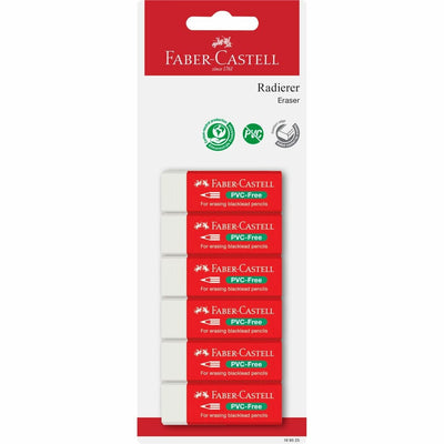 Faber-castell Rubber Borrar Pvc-free 7095-20 6X Bk — image 1