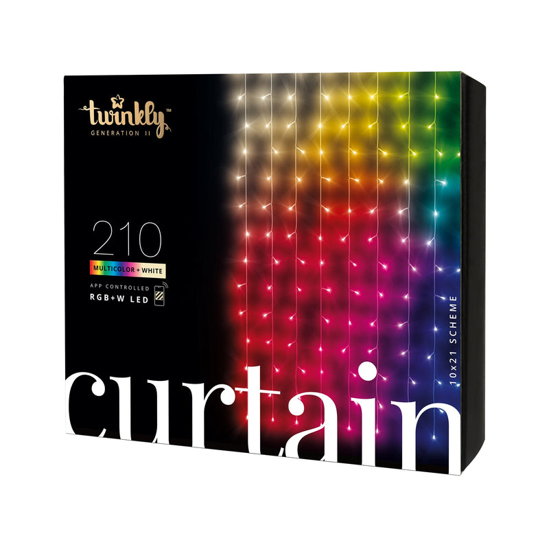 Twinkly Curtain Smart LED 210 RGB + W 2 1M