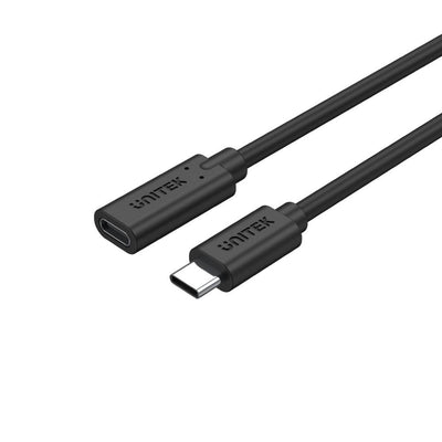 Unitek Cable Extensor USB-C 10Gbps 4K 60HZ Pd 20V / 5A 0.50M Black — image 1