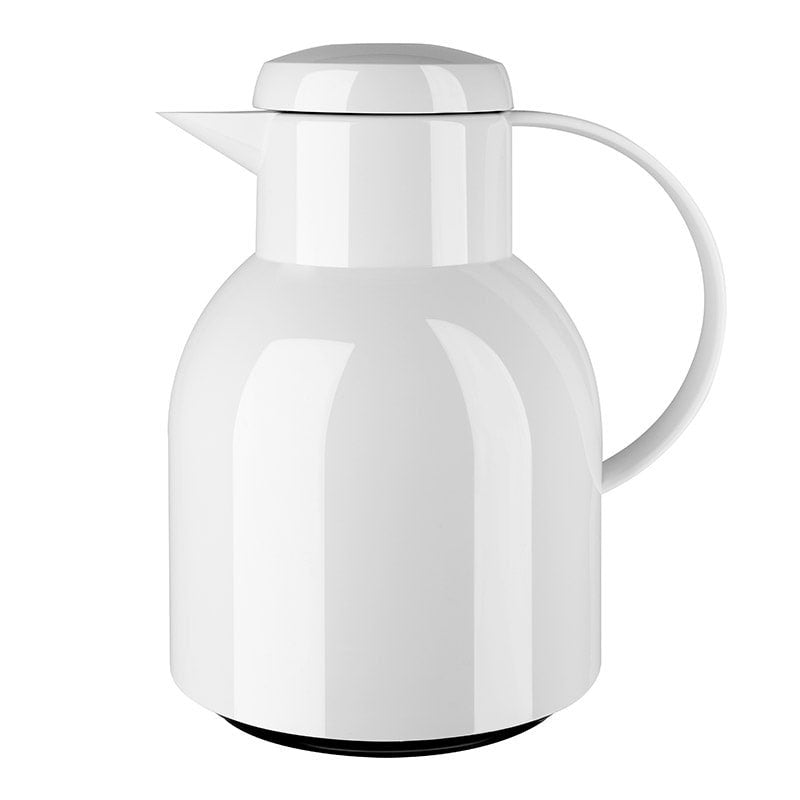 Emsa Samba Isolierkanne Quick Press 1 L White Teekanne. Kaffeekanne. 504229