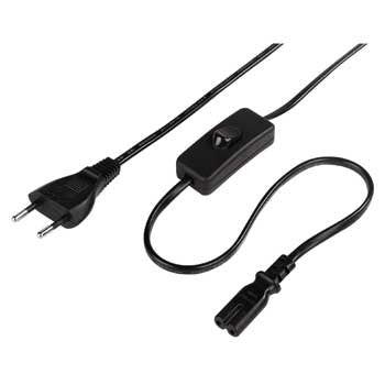 Hama Cable Power Acodado CEE7/16 Male - Female C7 - Length 2M - Seccion 0.75MM2 - Black — image 1