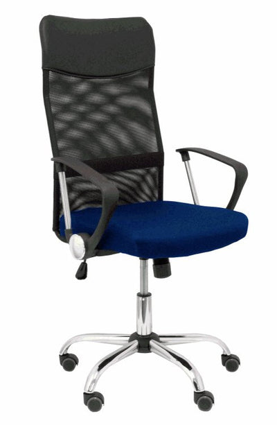 Chair Gontar Respaldo Mesh Black Asiento Blue — image 1