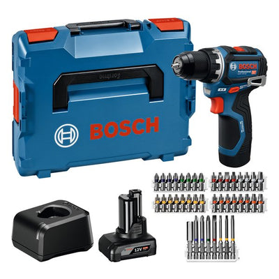Bosch Professional Drill Atornillador Wireless Gsr 12V-32 Professional, 12 Voltios Blue/Black Battery Ion Liti — image 1