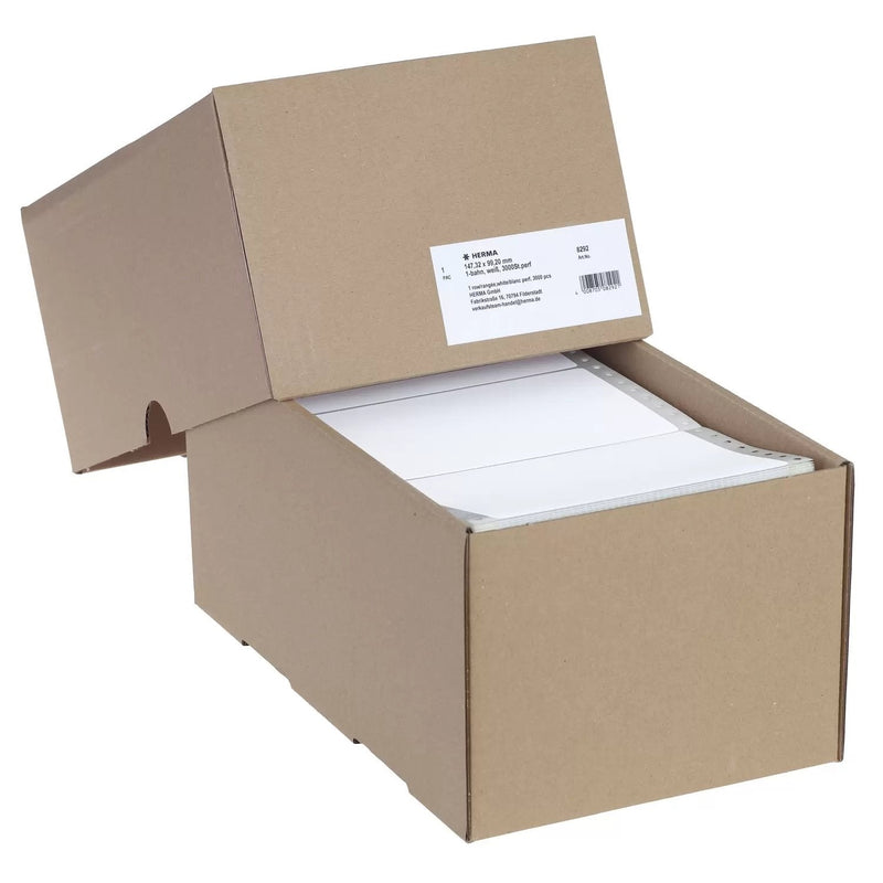 Herma Labels Computer White 147,32X99,2MM Perf. 3000 Pieces