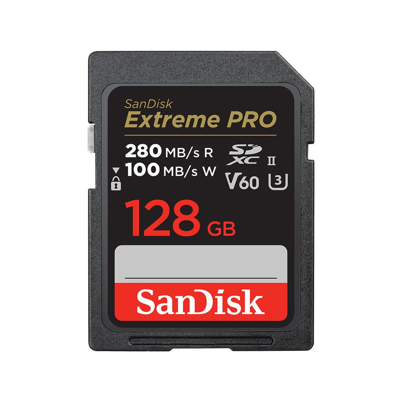 SanDisk Sdxc 128GB Extreme Pro 280/100MB/S V60 Uhs-ii
