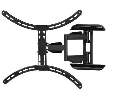 Soporte Mural TV, Negro Double Arm Articulado, 37A 75 Pulg, Charging Max. 45KG