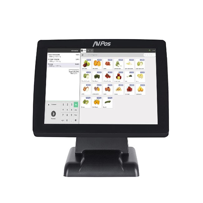 Avpos Tpv K3000 15 Touchscreen - I5 - 8GB Memory - SSD 128GB - VGA, HDMI - Wi-Fi, LAN - Black