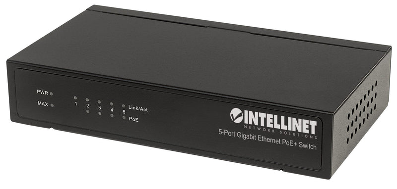 Intellinet PoE + Switch 5-PORT Gigabit Ethernet 60W Desktop