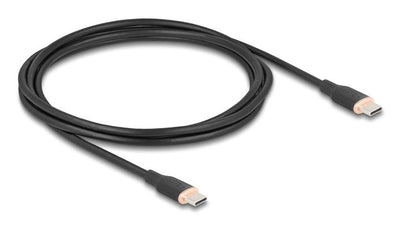 Delock USB 2.0 USB Cable Typ-c St PD 3.0 60W 2.5M Schw. — image 1